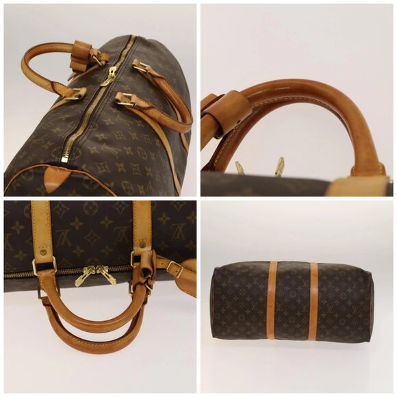 LOUIS VUITTON Monogram Keepall 50 Boston Bag M41426 LV Auth 137273 - Picture 15 of 16